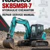 Kobelco SK85MSR-7 Hydraulic Excavator Repair Service Manual