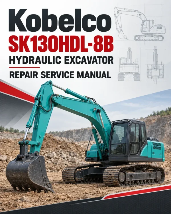Kobelco SK130HDL-8B Hydraulic Excavator Repair Service Manual
