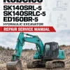 Kobelco SK140SRL-5, SK140SRLC-5 ED160BR-5 Hydraulic Excavator Repair Service Manual