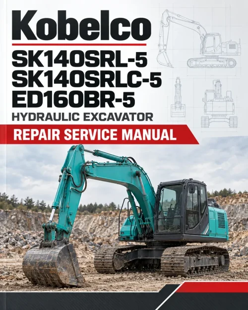 Kobelco SK140SRL-5, SK140SRLC-5 ED160BR-5 Hydraulic Excavator Repair Service Manual