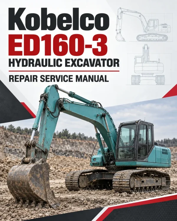 Kobelco ED160-3 Hydraulic Excavator Repair Service Manual Kobelco ED160-3 Hydraulic Excavator Repair Service Manual