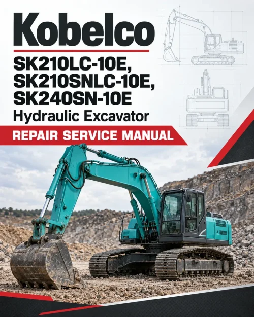 Kobelco SK210LC-10E, SK210SNLC-10E, SK240SN-10E Hydraulic Excavator Repair Service Manual Kobelco SK210LC-10E, SK210SNLC-10E, SK240SN-10E Hydraulic Excavator Repair Service Manual