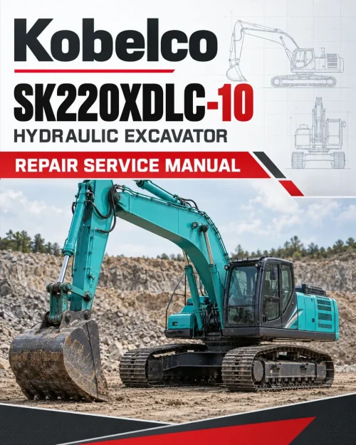 Kobelco SK220XDLC-10 Hydraulic Excavator Repair Service Manual Kobelco SK220XDLC-10 Hydraulic Excavator Repair Service Manual
