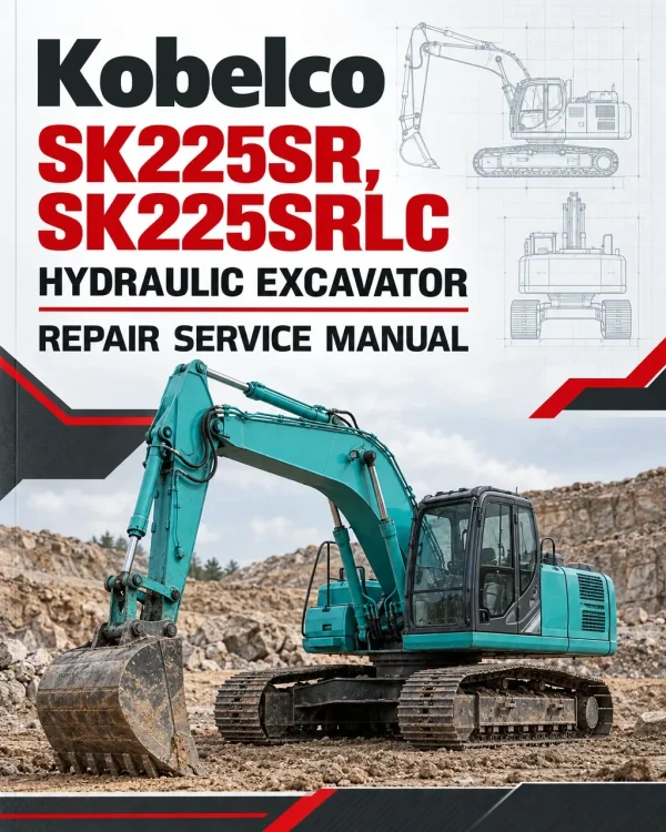 Kobelco SK225SR, SK225SRLC Hydraulic Excavator Repair Service Manual Kobelco SK225SR, SK225SRLC Hydraulic Excavator Repair Service Manual
