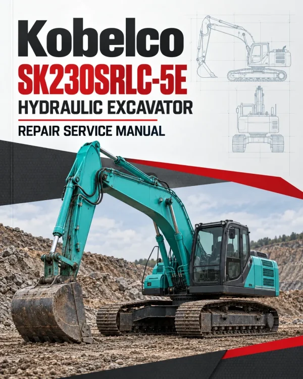 Kobelco SK230SRLC-5E Hydraulic Excavator Repair Service Manual