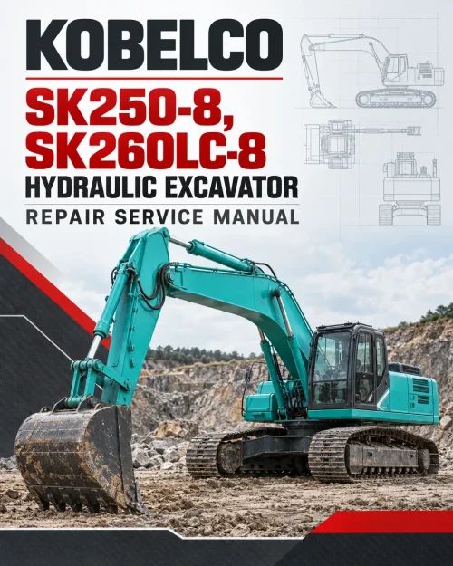 Kobelco SK250-8, SK260LC-8 Hydraulic Excavator Repair Service Manual Kobelco SK250-8, SK260LC-8 Hydraulic Excavator Repair Service Manual