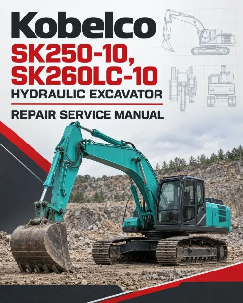 Kobelco SK250-10, SK260LC-10 Hydraulic Excavator Repair Service Manual Kobelco SK250-10, SK260LC-10 Hydraulic Excavator Repair Service Manual
