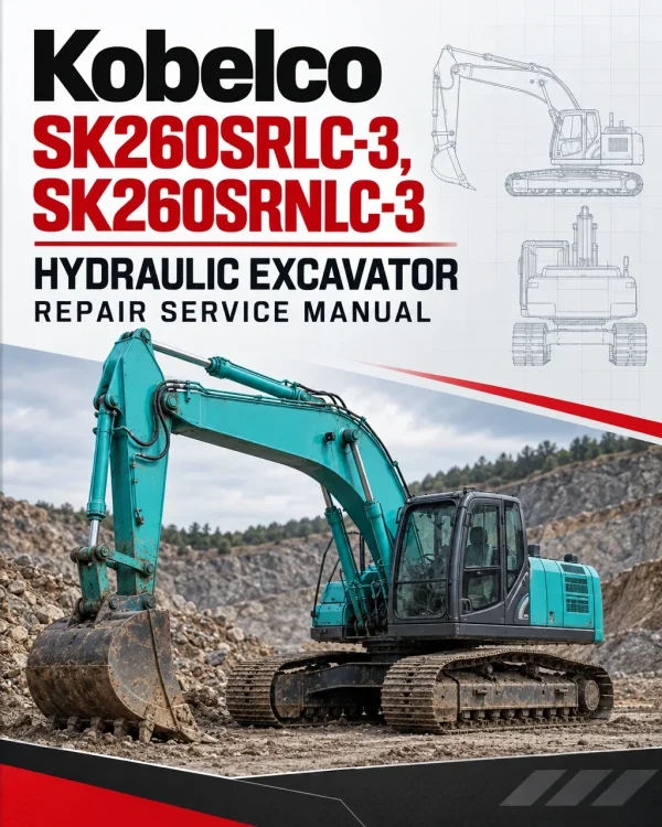 Kobelco SK260SRLC-3, SK260SRNLC-3 Hydraulic Excavator Repair Service Manual Kobelco SK260SRLC-3, SK260SRNLC-3 Hydraulic Excavator Repair Service Manual