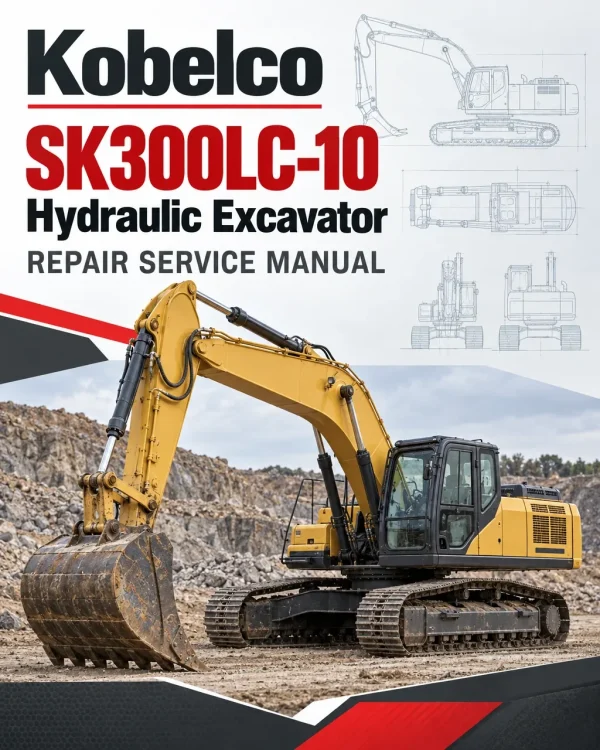 Kobelco SK300LC-10 Hydraulic Excavator Repair Service Manual