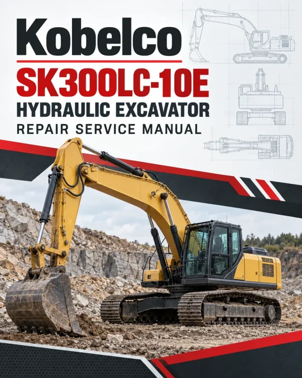 Kobelco SK300LC-10E Hydraulic Excavator Repair Service Manual Kobelco SK300LC-10E Hydraulic Excavator Repair Service Manual