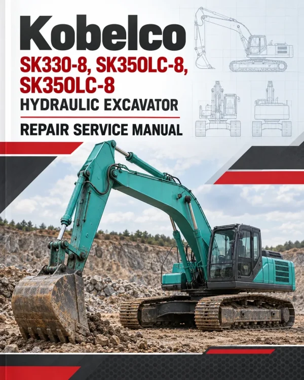 Kobelco SK330-8, SK350LC-8, SK350LC-8 Hydraulic Excavator Repair Service Manual