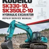 Kobelco SK330-10, SK350LC-10 Hydraulic Excavator Repair Service Manual