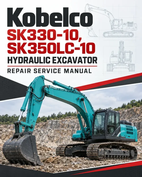 Kobelco SK330-10, SK350LC-10 Hydraulic Excavator Repair Service Manual