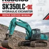 Kobelco SK350LC-9E Hydraulic Excavator Repair Service Manual