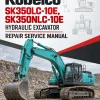 Kobelco SK350LC-10E, SK350NLC-10E Hydraulic Excavator Repair Service Manual Kobelco SK350LC-10E, SK350NLC-10E Hydraulic Excavator Repair Service Manual