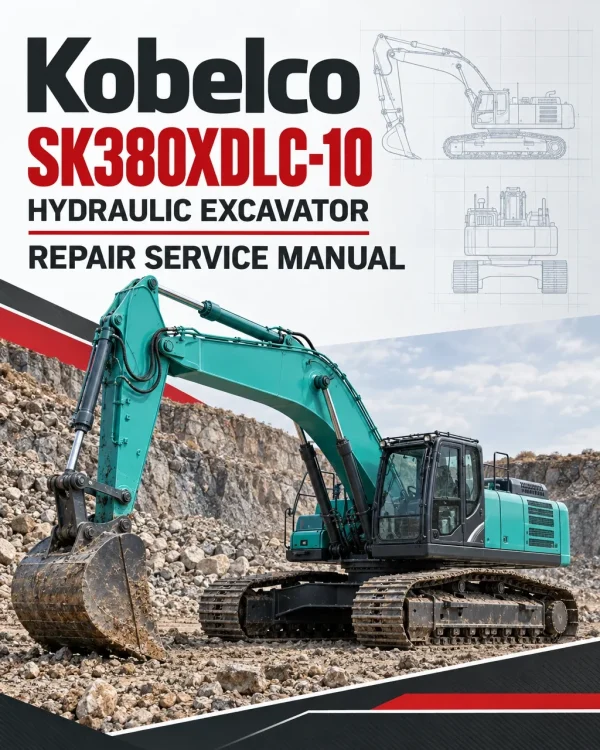 Kobelco SK380XDLC-10 Hydraulic Excavator Repair Service Manual