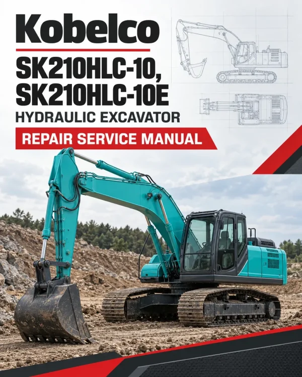 Kobelco SK210HLC-10, SK210HLC-10E Hydraulic Excavator Repair Service Manual Kobelco SK210HLC-10, SK210HLC-10E Hydraulic Excavator Repair Service Manual