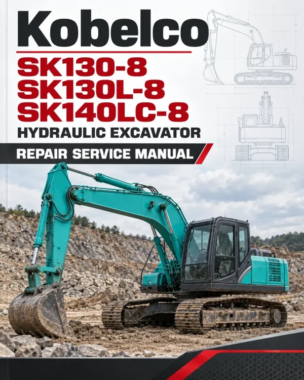 Kobelco SK130-8, SK130L-8, SK140LC-8 Hydraulic Excavator Repair Service Manual