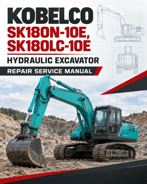 Kobelco SK180N-10E, SK180LC-10E Hydraulic Excavator Repair Service Manual Kobelco SK180N-10E, SK180LC-10E Hydraulic Excavator Repair Service Manual