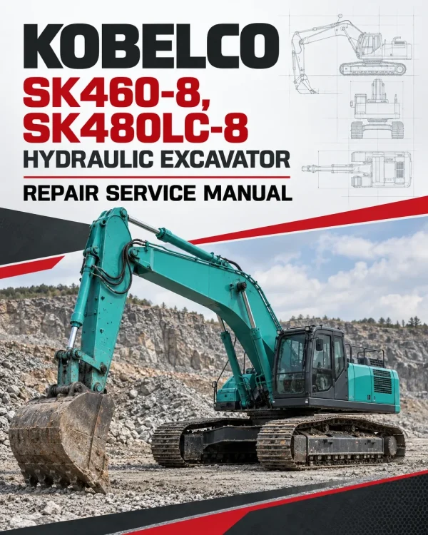 Kobelco SK460-8, SK480LC-8 Hydraulic Excavator Repair Service Manual Kobelco SK460-8, SK480LC-8 Hydraulic Excavator Repair Service Manual