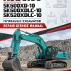 Kobelco SK500XD-10, SK500XDLC-10, SK520XDLC-10 Hydraulic Excavator Repair Service Manual