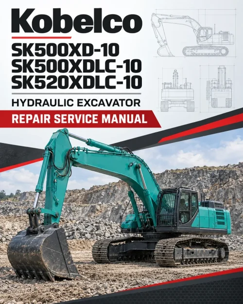 Kobelco SK500XD-10, SK500XDLC-10, SK520XDLC-10 Hydraulic Excavator Repair Service Manual Kobelco SK500XD-10, SK500XDLC-10, SK520XDLC-10 Hydraulic Excavator Repair Service Manual