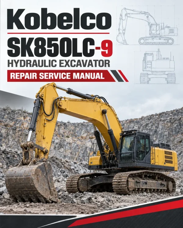 Kobelco SK850LC-9 Hydraulic Excavator Repair Service Manual Kobelco SK850LC-9 Hydraulic Excavator Repair Service Manual