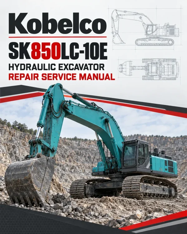 Kobelco SK850LC-10E Hydraulic Excavator Repair Service Manual Kobelco SK850LC-10E Hydraulic Excavator Repair Service Manual