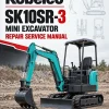Kobelco SK10SR-3 Mini Excavator Repair Service Manual