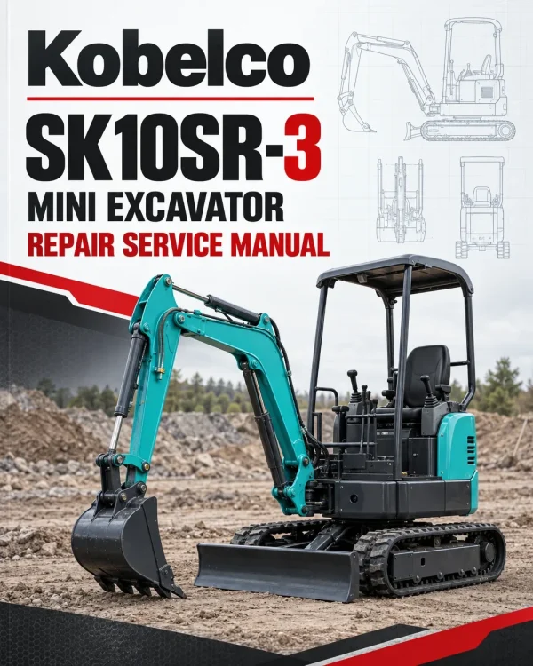 Kobelco SK10SR-3 Mini Excavator Repair Service Manual