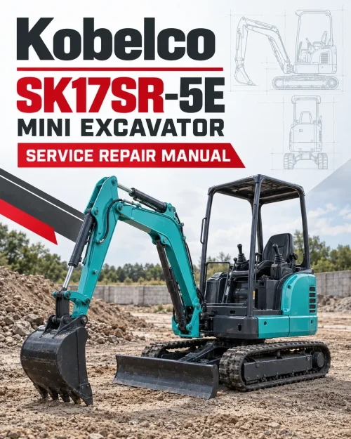 Kobelco SK17SR-5E Mini Excavator Repair Service Manual
