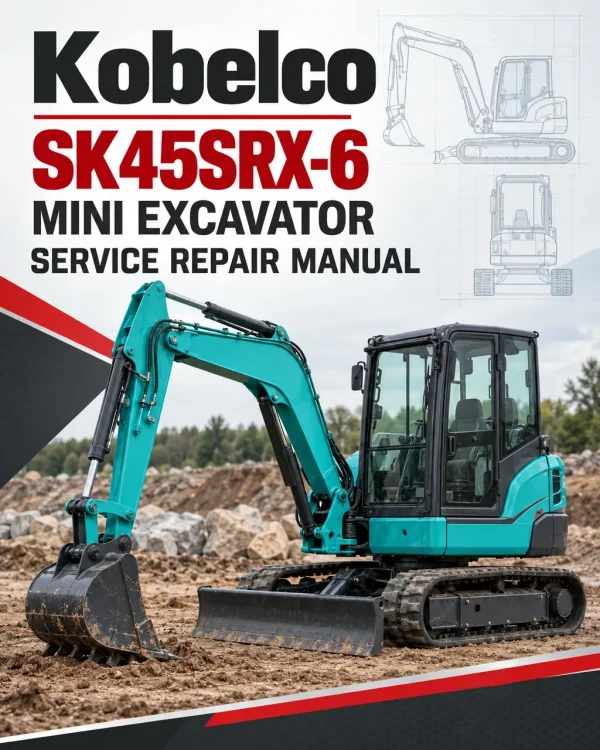 Kobelco SK45SRX-6 Mini Excavator Repair Service Manual Kobelco SK45SRX-6 Mini Excavator Repair Service Manual