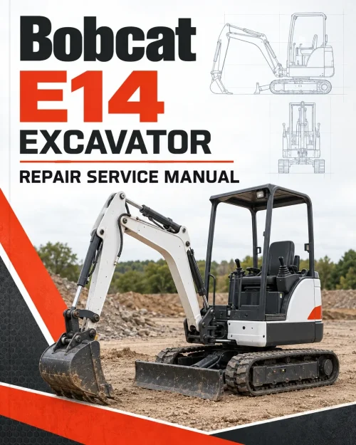 Bobcat E14 Excavator Repair Service Manual