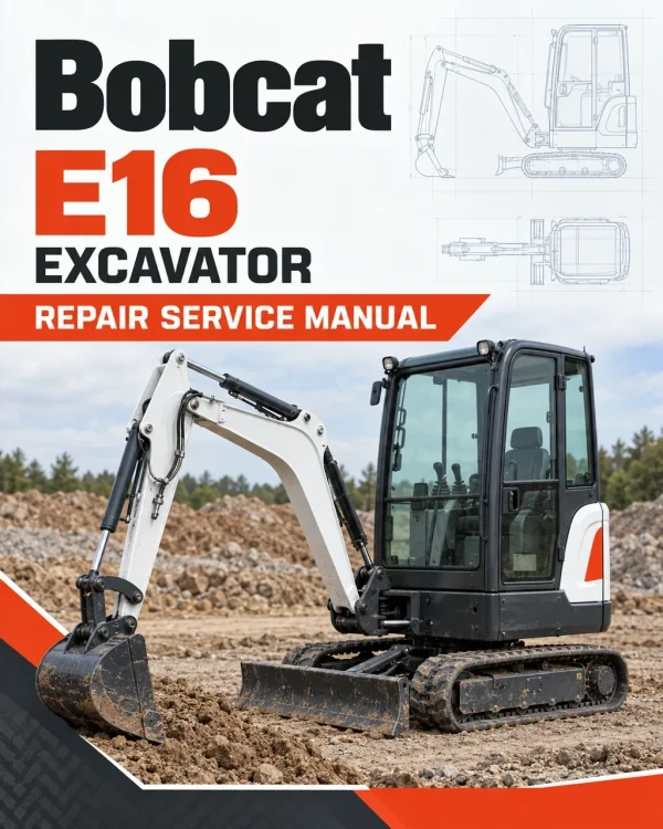 Bobcat E16 Excavator Repair Service Manual Bobcat E16 Excavator Repair Service Manual