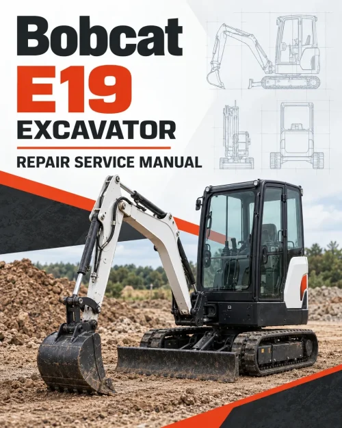 Bobcat E19 Excavator Repair Service Manual
