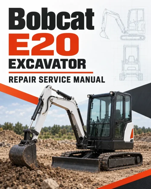 Bobcat E20 Excavator Repair Service Manual Bobcat E20 Excavator Repair Service Manual