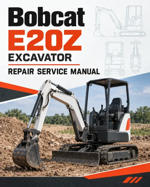Bobcat E20Z Excavator Repair Service Manual