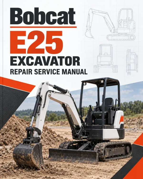 Bobcat E25 Excavator Repair Service Manual Bobcat E25 Excavator Repair Service Manual