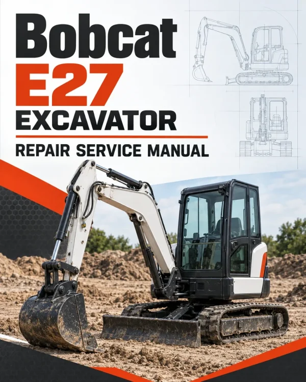 Bobcat E27 Excavator Repair Service Manual Bobcat E27 Excavator Repair Service Manual