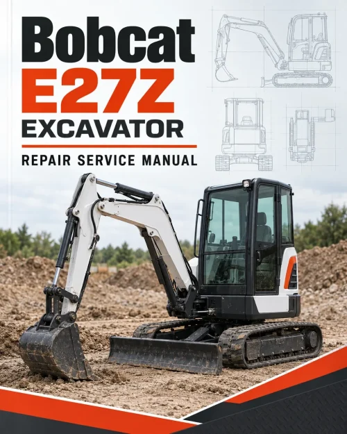 Bobcat E27Z Excavator Repair Service Manual Bobcat E27Z Excavator Repair Service Manual