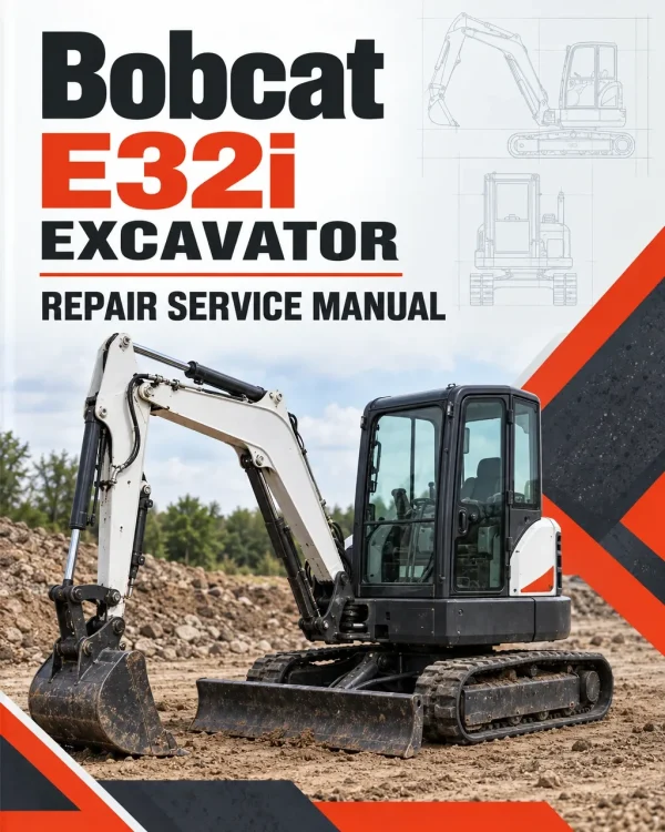 Bobcat E32i Excavator Repair Service Manual