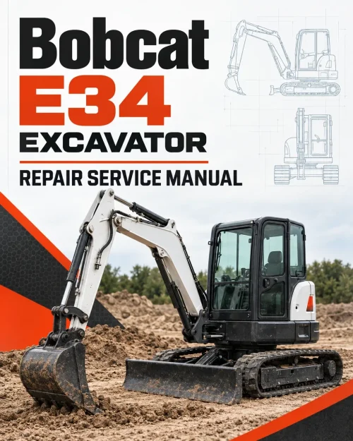 Bobcat E34 Excavator Repair Service Manual Bobcat E34 Excavator Repair Service Manual