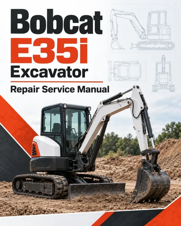 Bobcat E35i Excavator Repair Service Manual