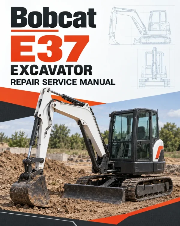Bobcat E37 Excavator Repair Service Manual