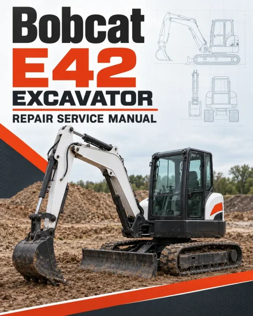 Bobcat E42 Excavator Repair Service Manual