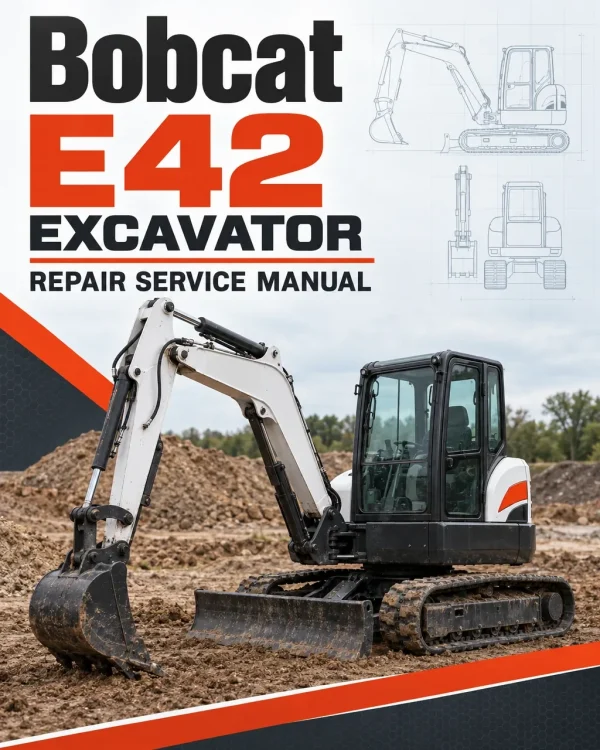 Bobcat E42 Excavator Repair Service Manual