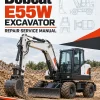 Bobcat E55W Excavator Repair Service Manual Bobcat E55W Excavator Repair Service Manual