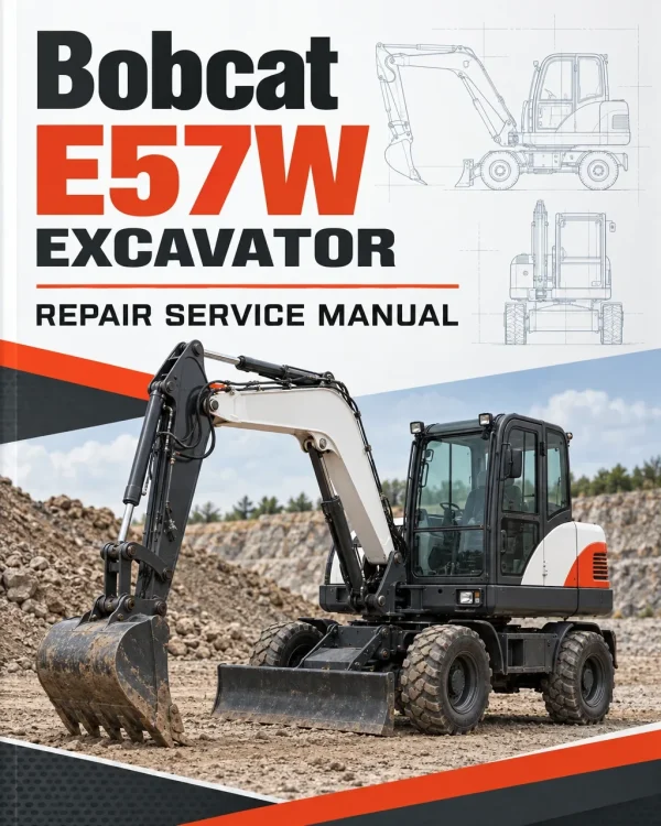 Bobcat E57W Excavator Repair Service Manual