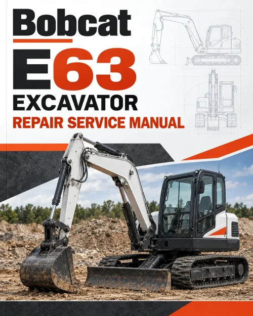 Bobcat E63 Excavator Repair Service Manual Bobcat E63 Excavator Repair Service Manual