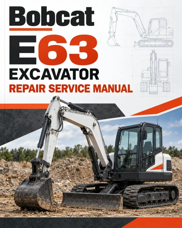 Bobcat E63 Excavator Repair Service Manual Bobcat E63 Excavator Repair Service Manual